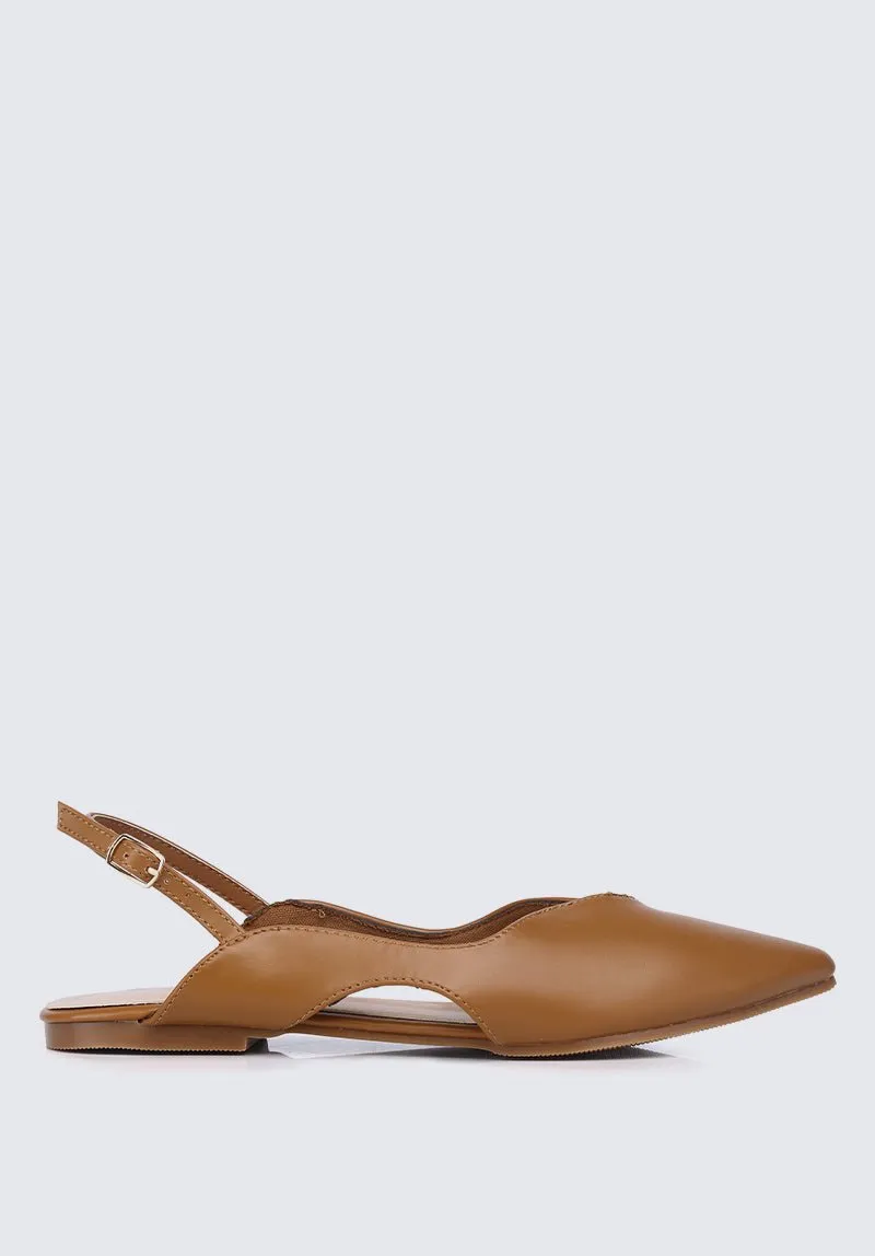 Riley Comfy Ballerina In Brown