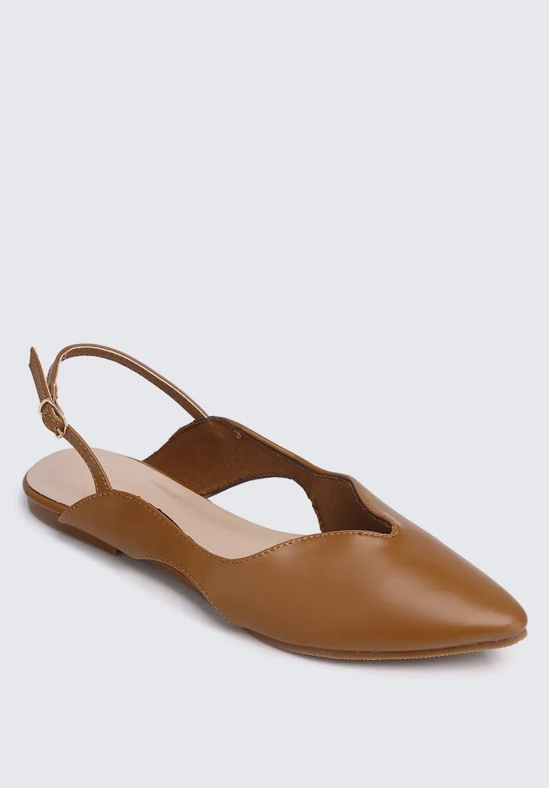 Riley Comfy Ballerina In Brown