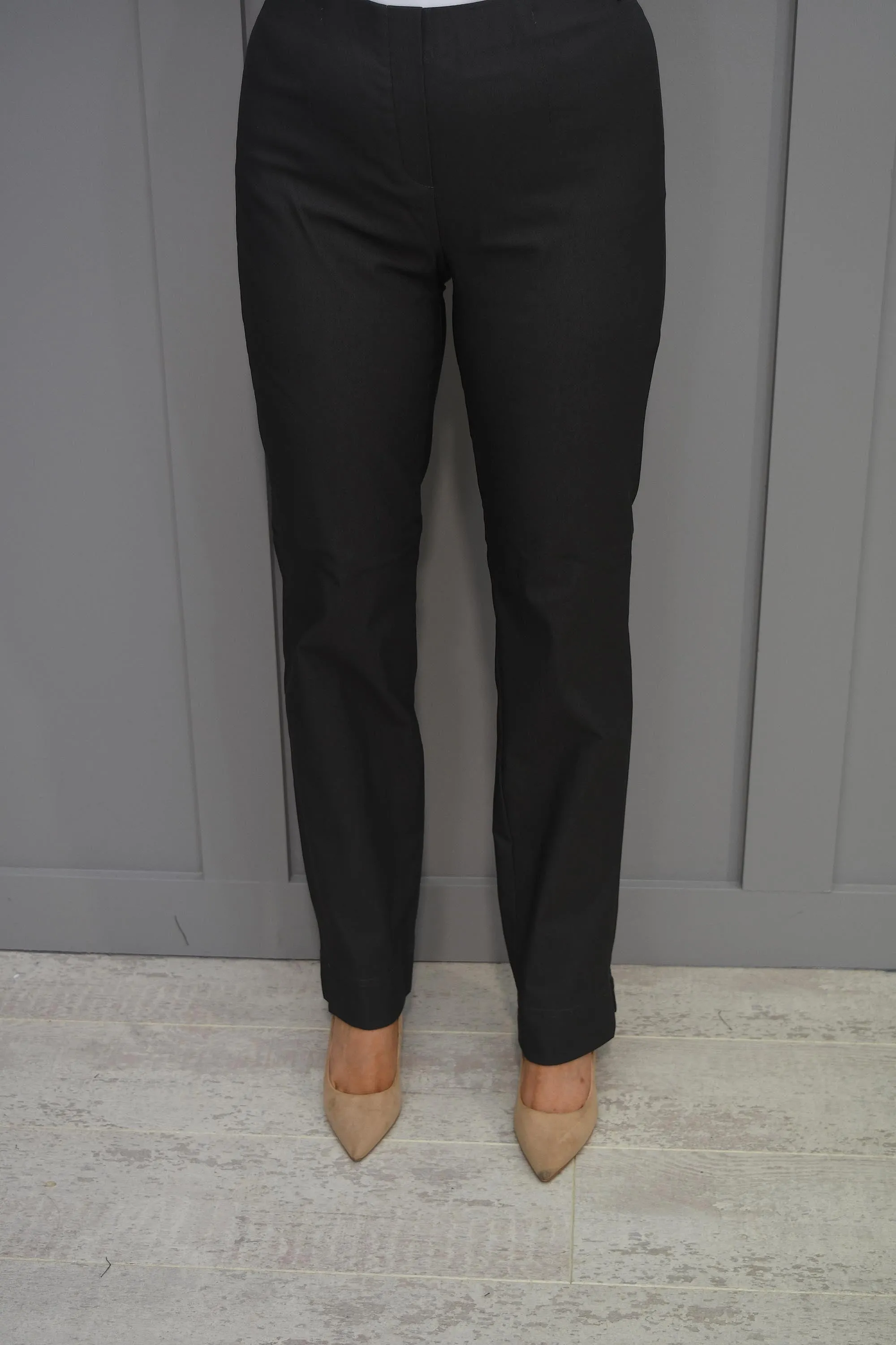 Robell Marie Fleece Trousers Earth Brown - 51412 54025 18