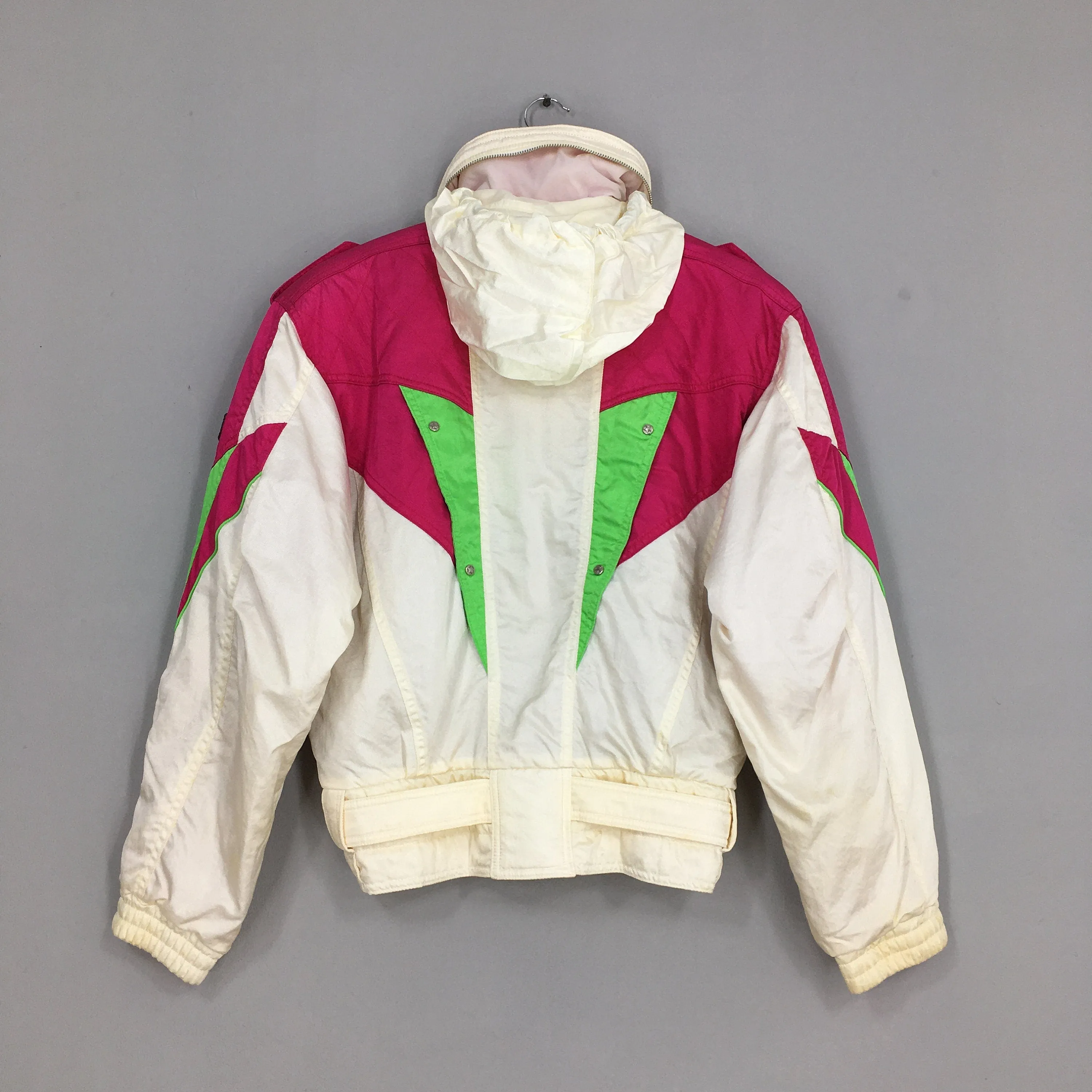 Sci Paradisea Bomber Hooded Ski Wear Jacket Medium