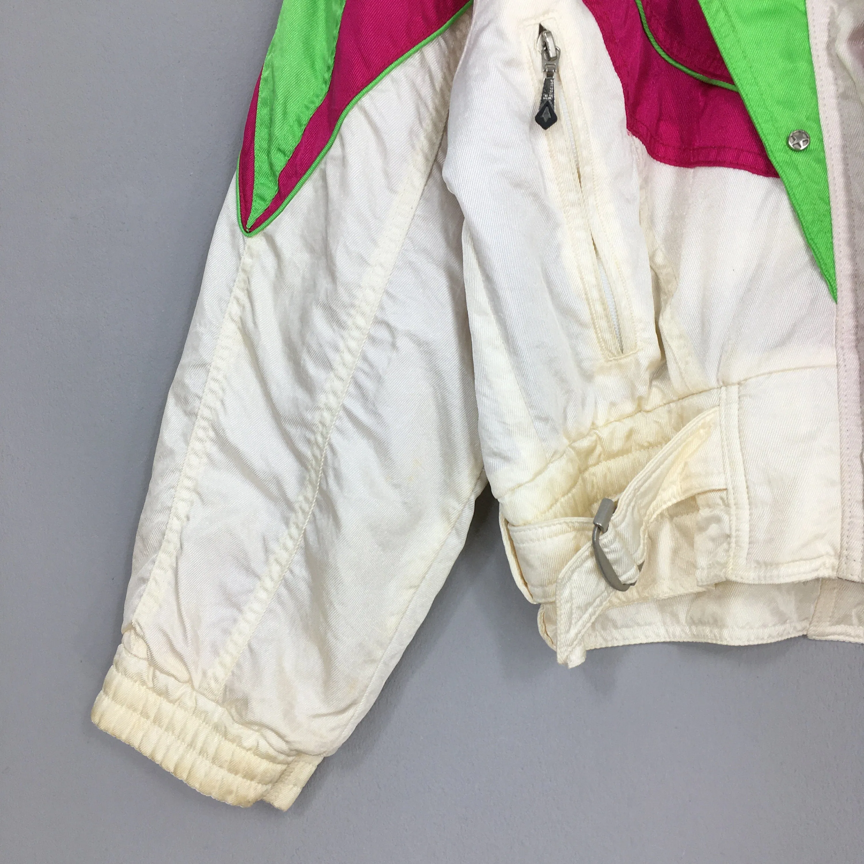 Sci Paradisea Bomber Hooded Ski Wear Jacket Medium