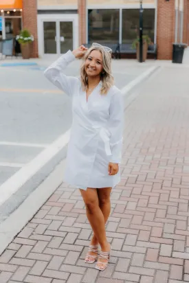 SPANX The Best Poplin Wrap Dress