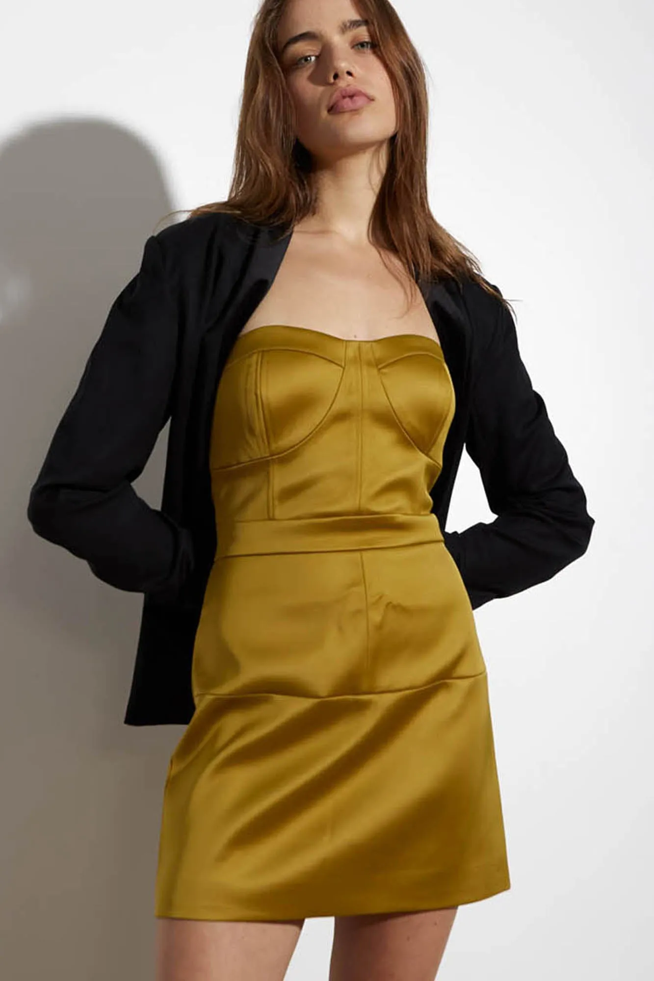 STARLET DRESS CHARTREUSE