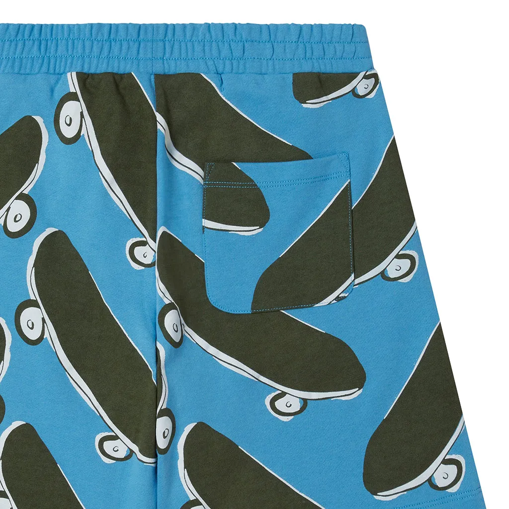 Stella McCartney Child Tracksuit Skateboards Print Blue
