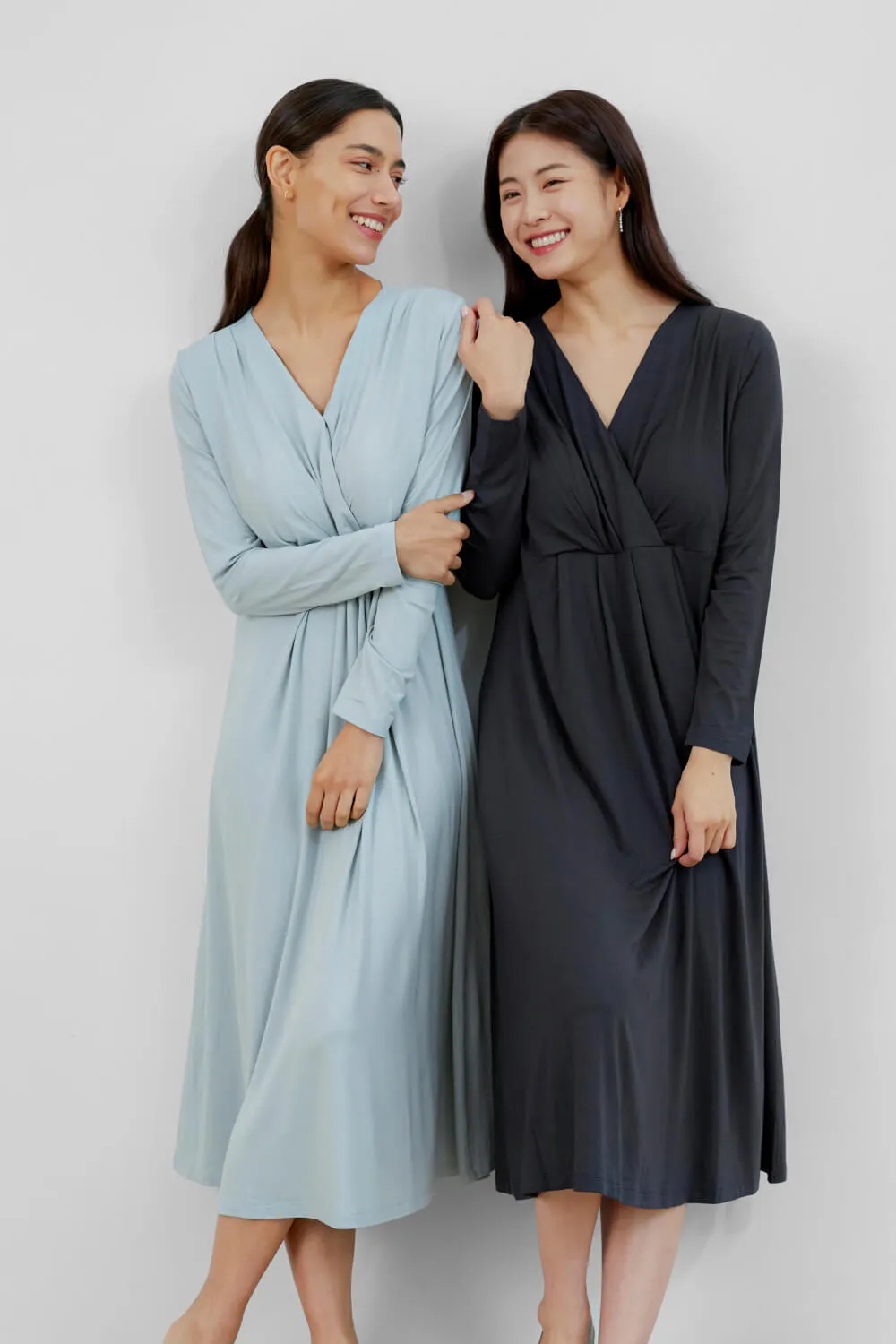 SUPERFINE MODAL Flare Wrap Dress