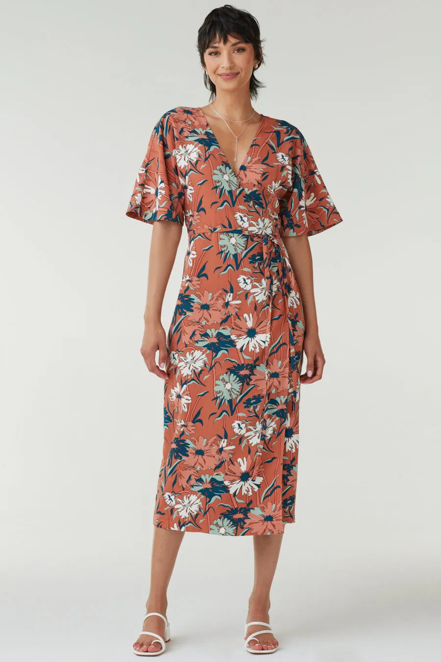 The Convertible Wrap Tie Dress