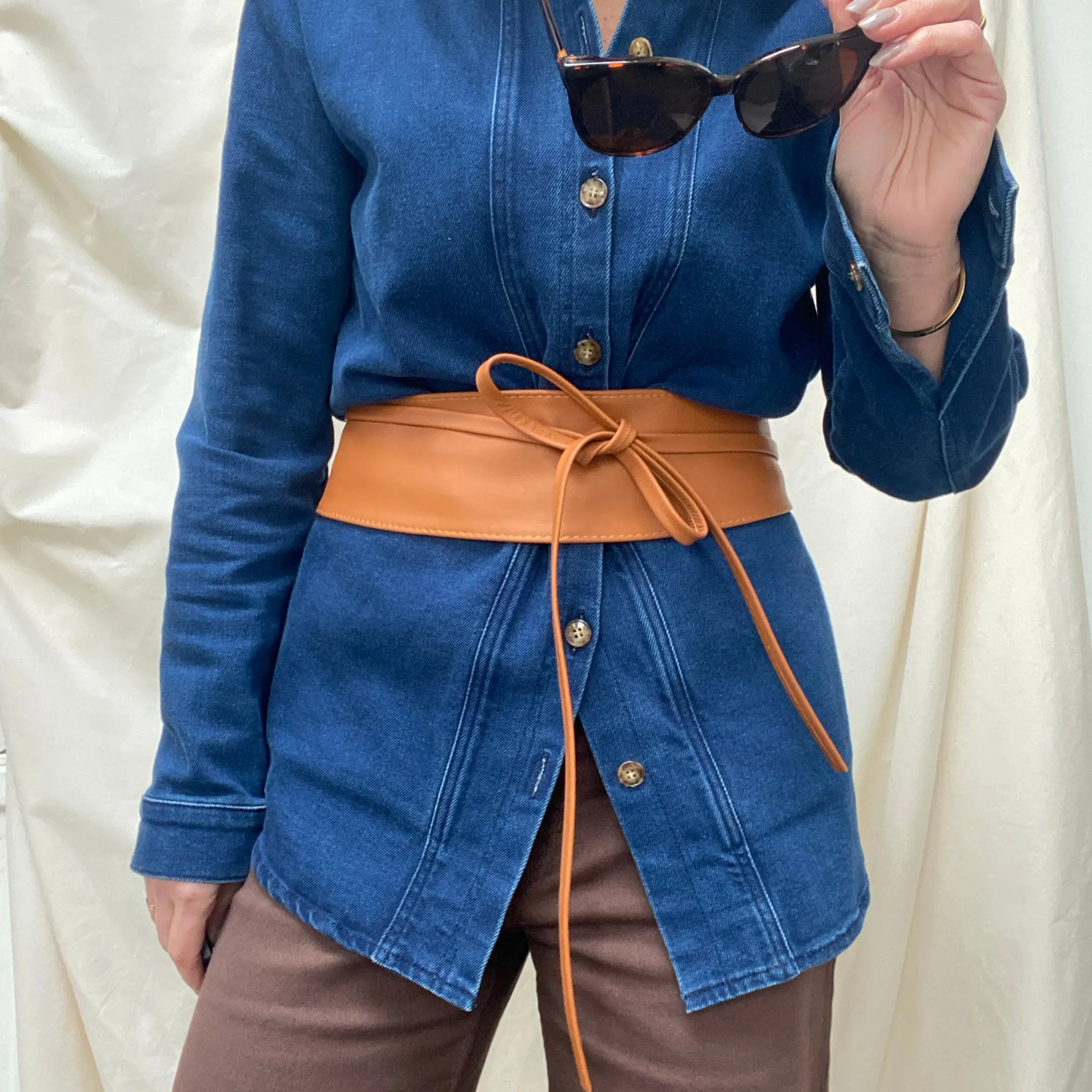The Obi Leather Wrap Belt