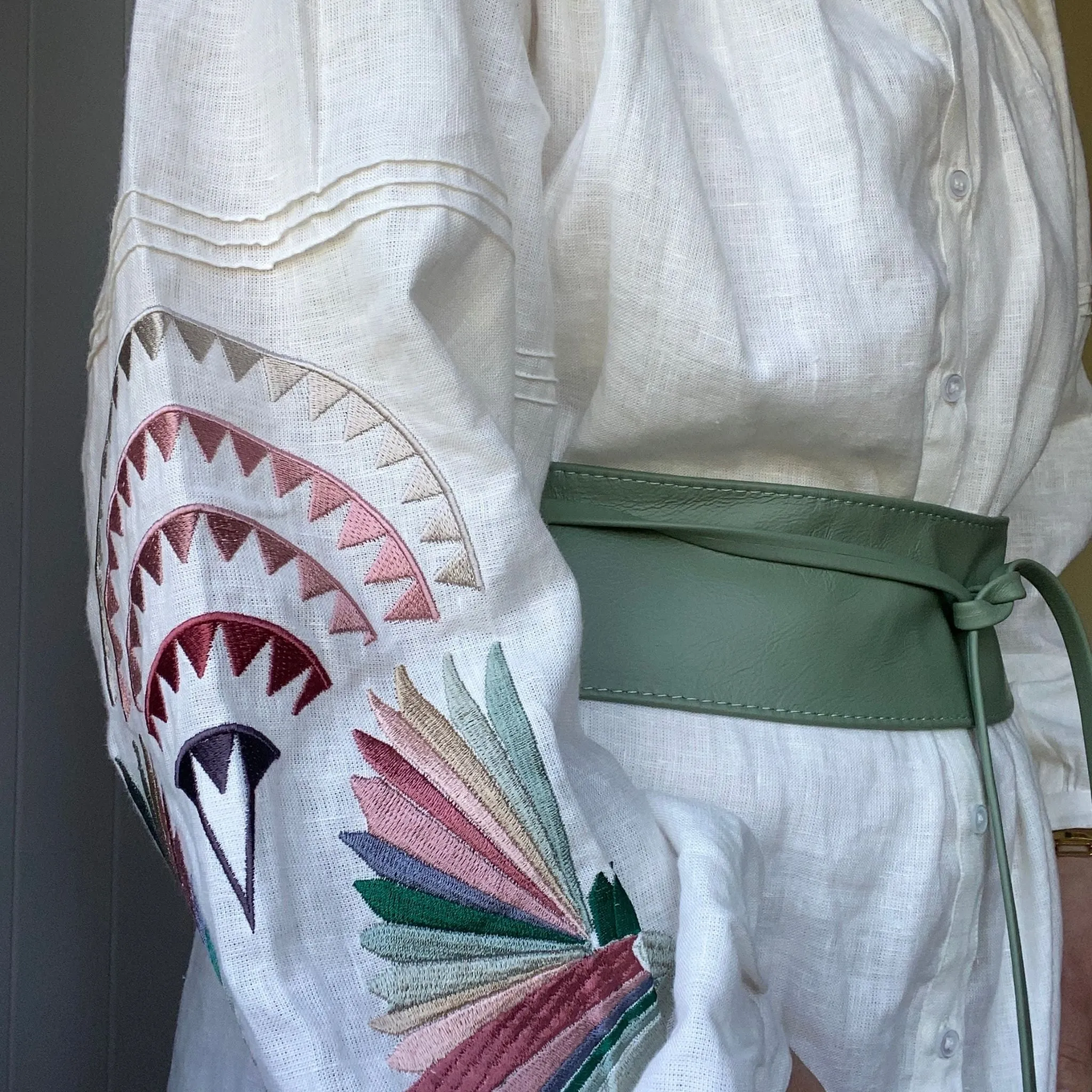 The Obi Leather Wrap Belt