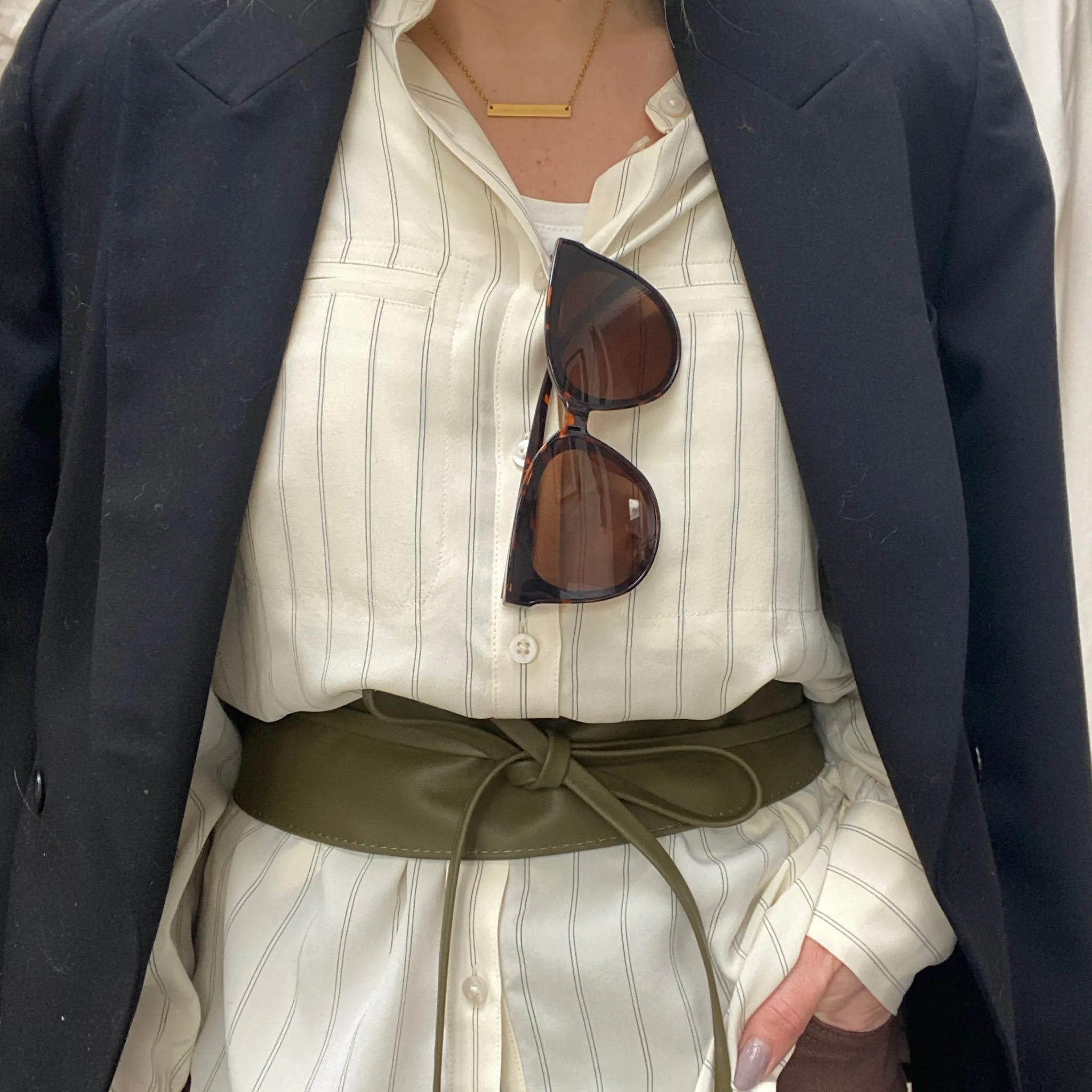 The Obi Leather Wrap Belt