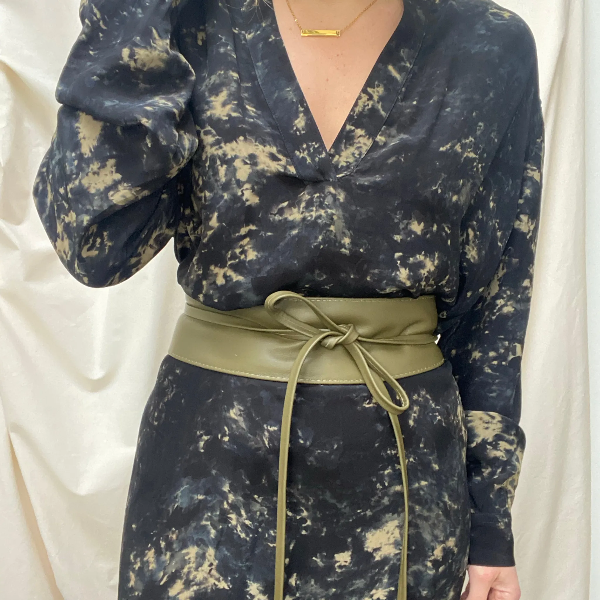 The Obi Leather Wrap Belt