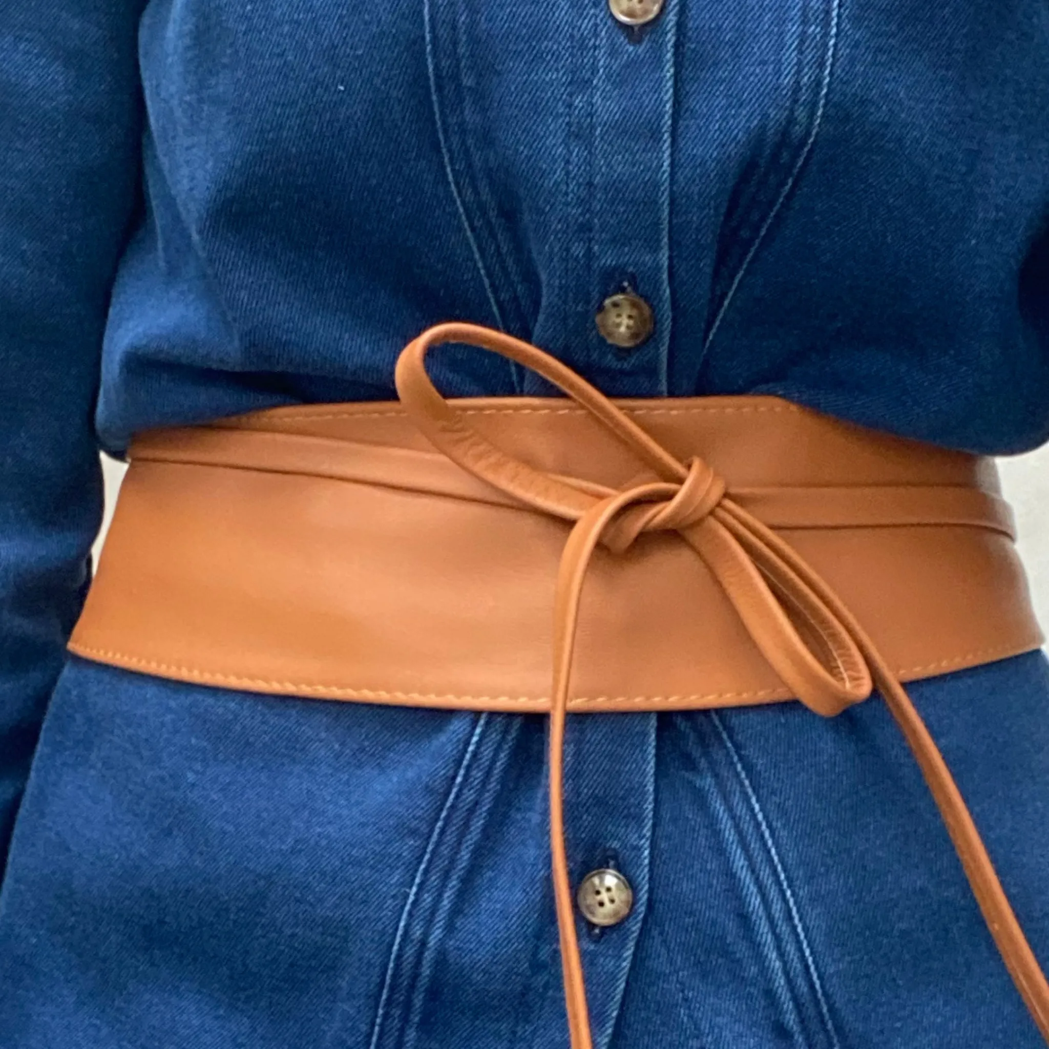 The Obi Leather Wrap Belt