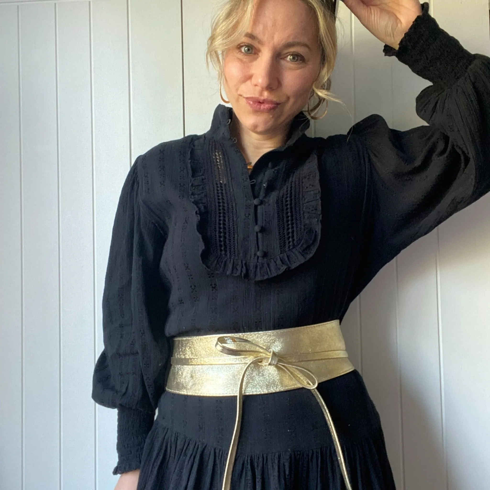 The Obi Leather Wrap Belt