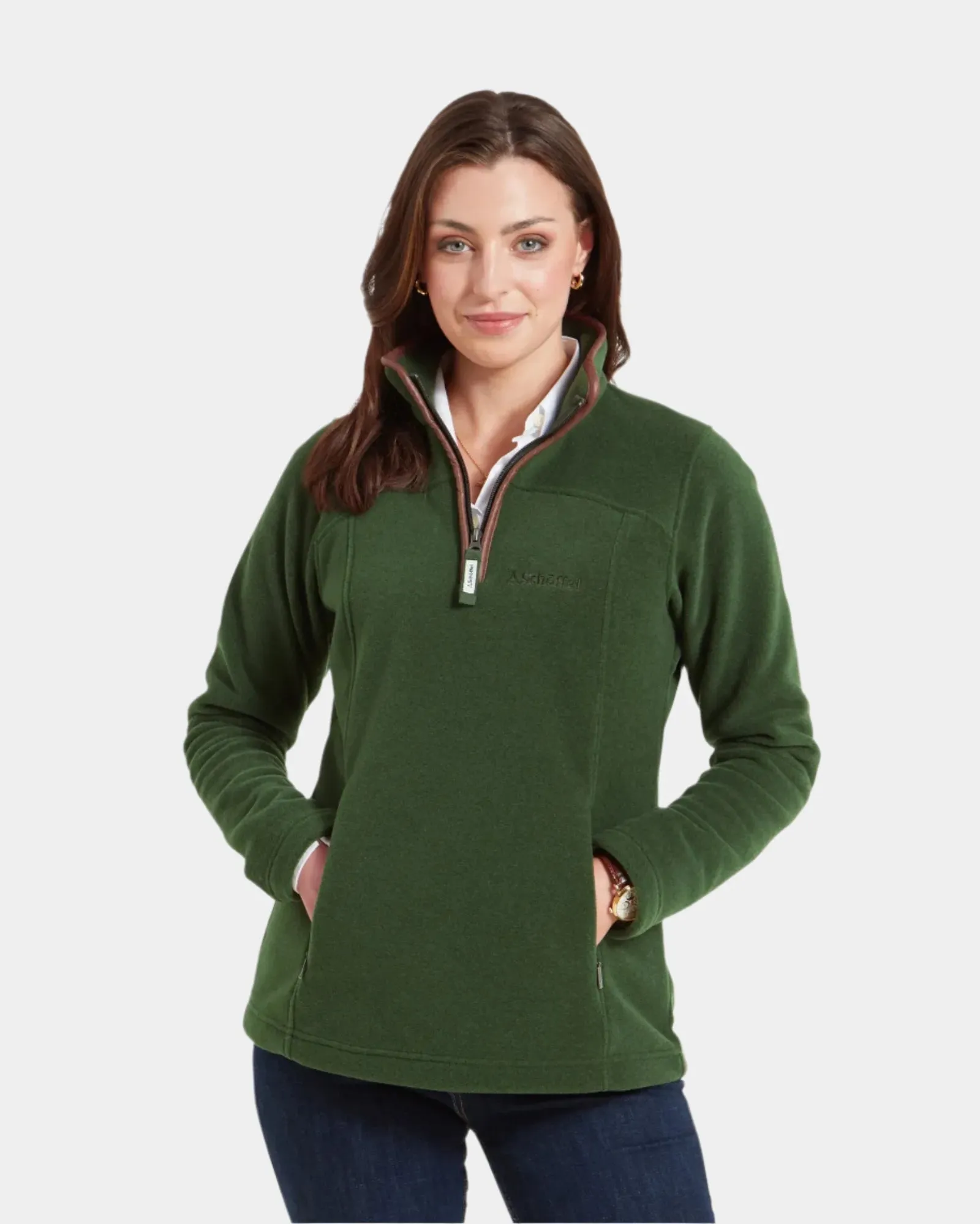 Tilton II Forest Quarter Zip Fleece