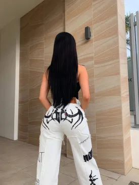 Vetements x Levi's - High-Rise Wide-Leg Jeans