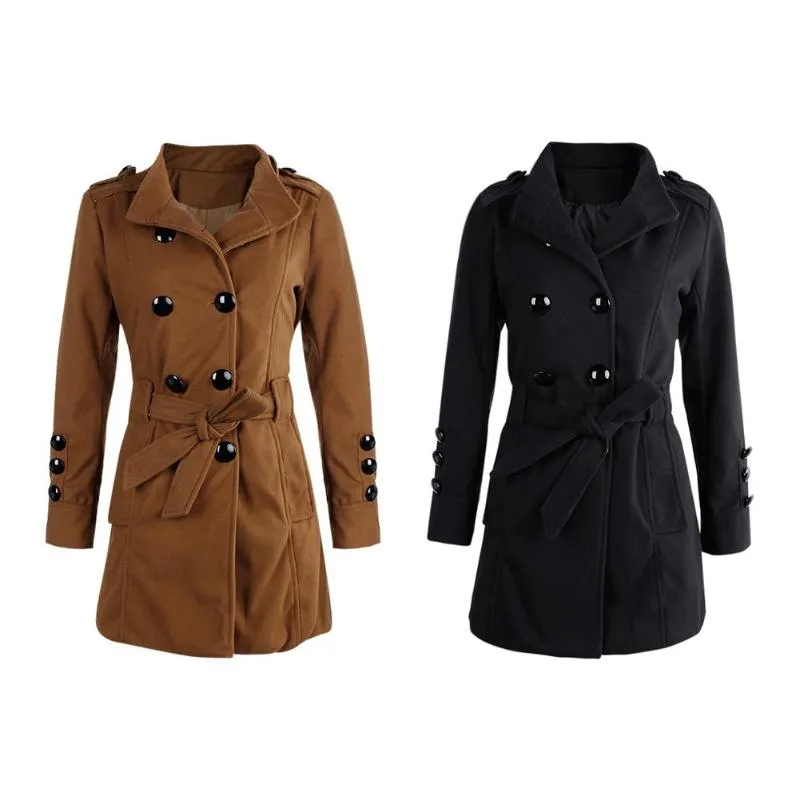 Warm Belted Trench Coat