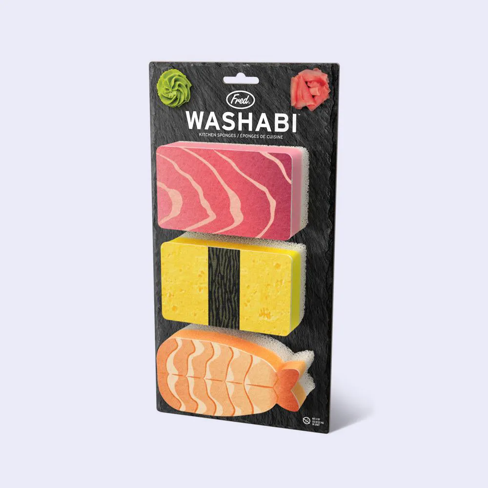 Washabi Sushi Sponges - 3 Pack