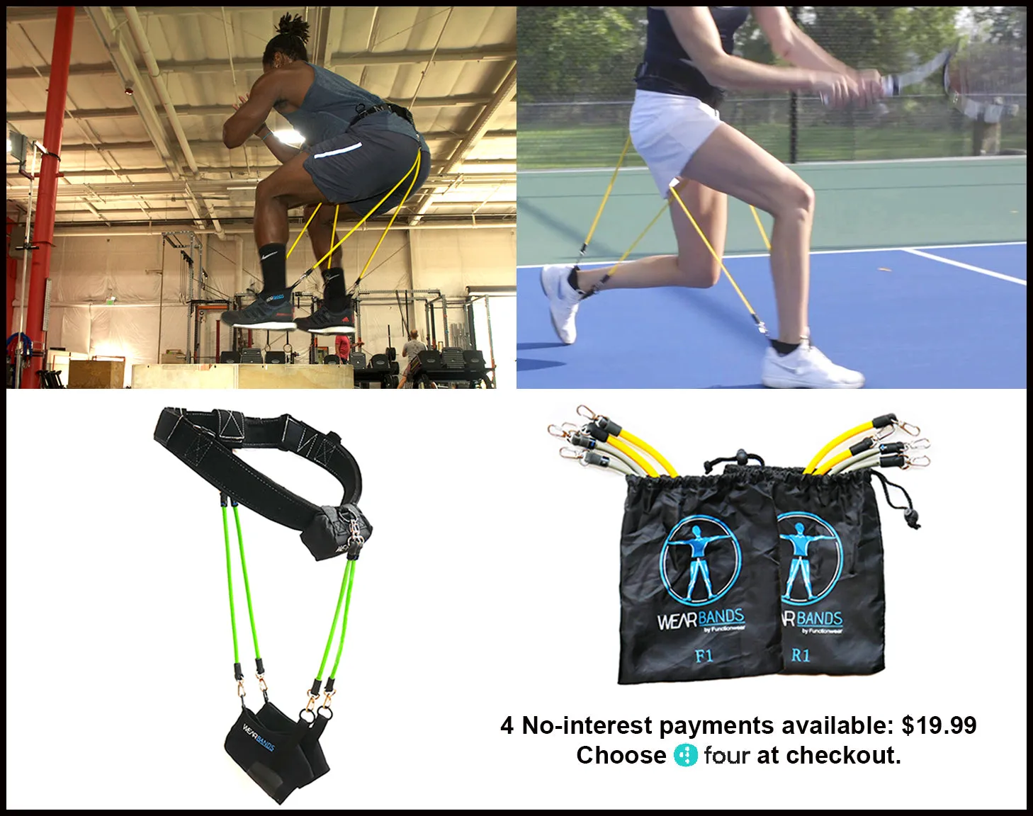 Wearbands Lower-body Base System - (3 Lower-body Levels)