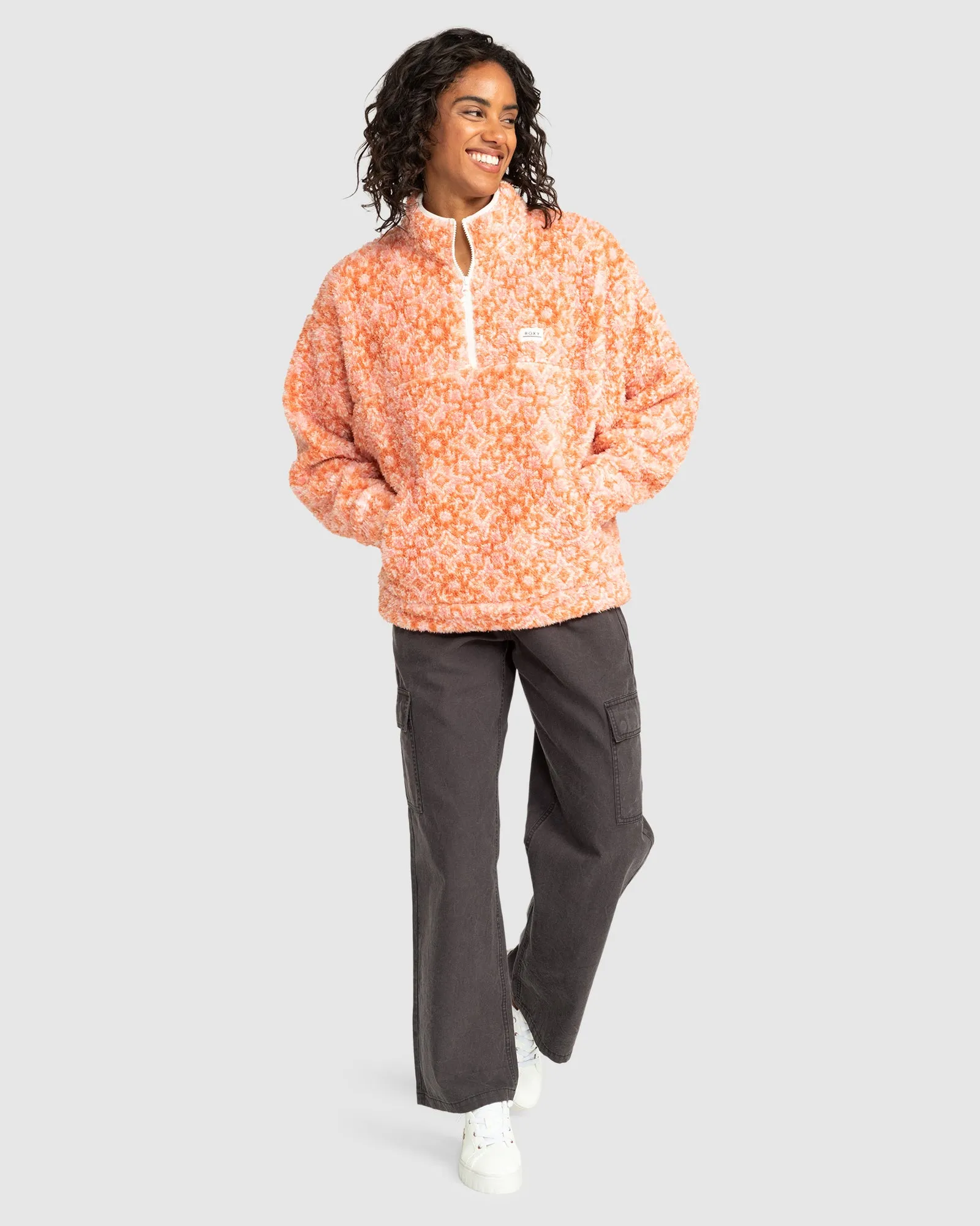Womens Jive Talking Half Zip Polar Fleece Top