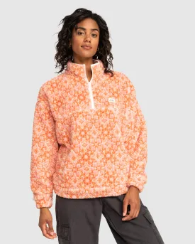 Womens Jive Talking Half Zip Polar Fleece Top